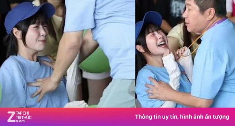 Nam MC bị chỉ trích dữ dội vì chạm ngực nữ trợ lý