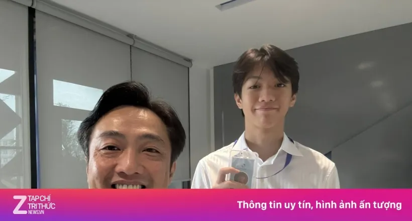 Doanh nhân Nguyễn Quốc Cường tự hào về con trai