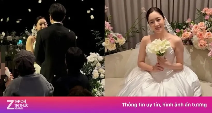 Eun Jung (T-ara) lộng lẫy trong ngày cưới