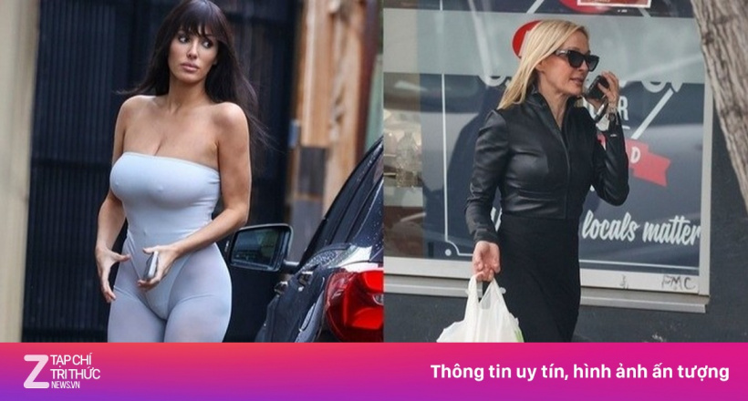 Vợ Kanye West lại mặc táo bạo