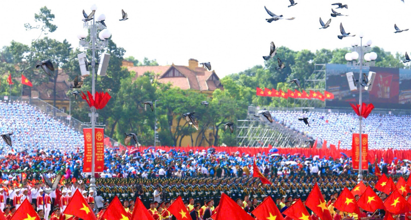 Quảng trường Ba Đình: 800 chim bồ câu tung cánh ngày Quốc khánh 2/9