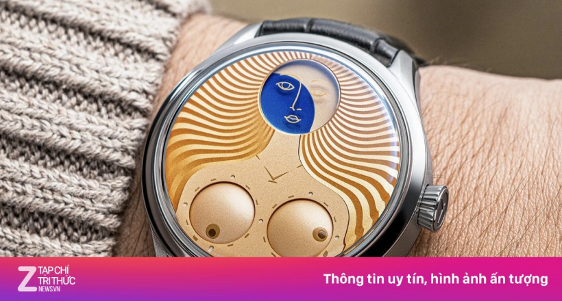 Đồng hồ cho xem giờ qua bầu ngực