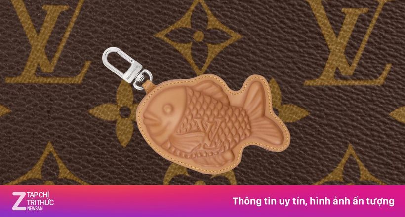 Móc khoá Louis Vuitton hình bánh cá taiyaki 1.100 USD gây sốt