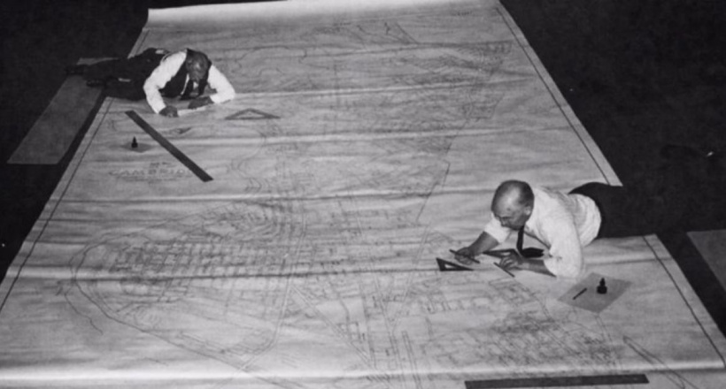 Bản vẽ kiến trúc trước và sau số hóa