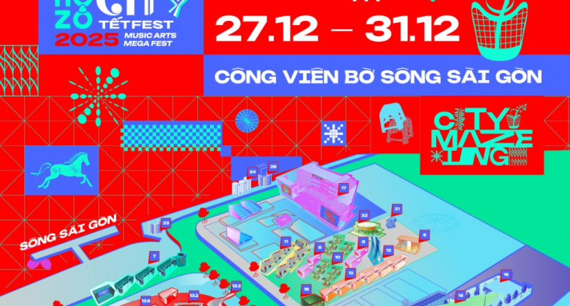 Hozo City Tết Fest trở lại với chủ đề City-Maze-Ing – Muôn sắc bất ngờ