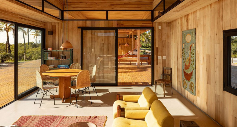 Modular Bahia: Kiến trúc mô-đun hòa mình vào rừng cọ Brazil