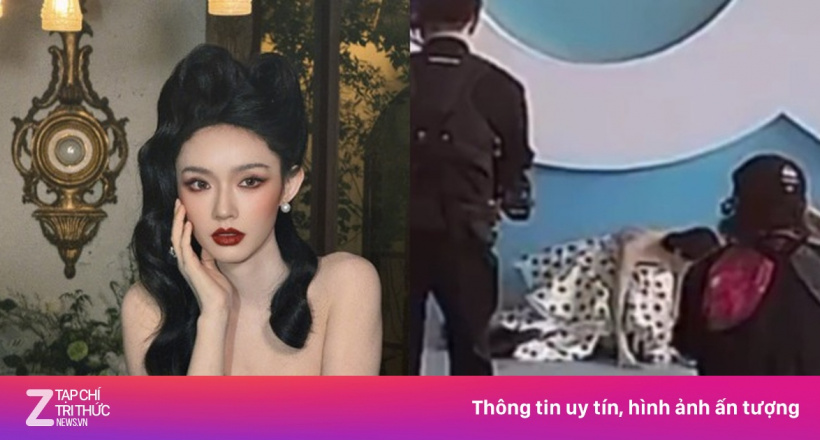 'Mỹ nhân ngư' Lâm Duẫn vấp ngã trên thảm đỏ