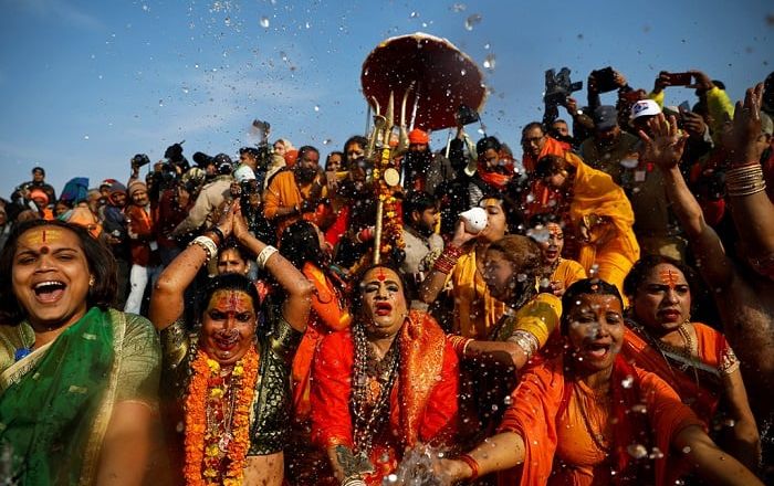 Biển người tại Ấn Độ dự lễ hội Kumbh Mela diễn ra sau 144 năm