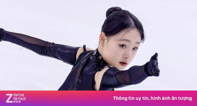 'Thiên thần' sân băng Hàn Quốc sinh năm 2008 gây chú ý