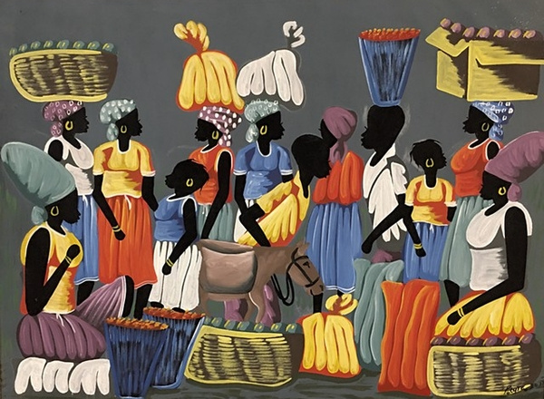 Những bức tranh sống động của họa sĩ Pievy Polyte thu hút người xem Vermont đến Haiti