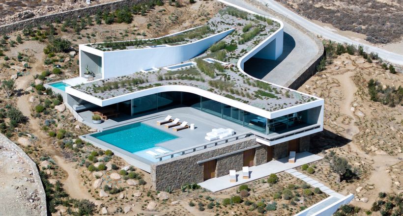 Biệt thự Aimasia trên đảo Mykonos: Khi thiên nhiên định hình thiết kế