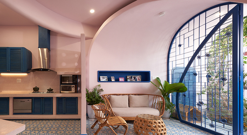 Pinky House – Ngôi nhà của bê tông và tính nữ – KHUÔN Studio