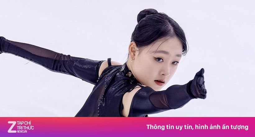 'Thiên thần' sân băng Hàn Quốc sinh năm 2008 gây chú ý