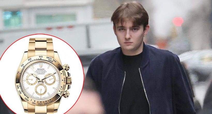 Đồng hồ Rolex 50.000 USD trên cổ tay con trai ông Trump