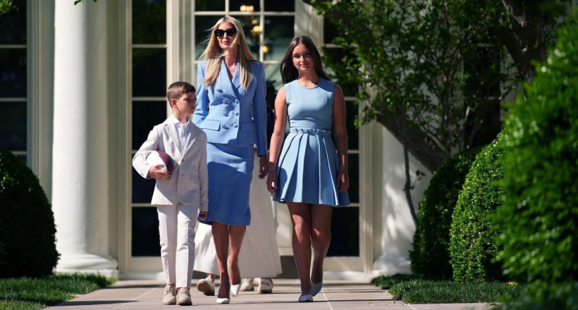 'Thiên thần Nhà Trắng' diện đồ đôi với Ivanka Trump