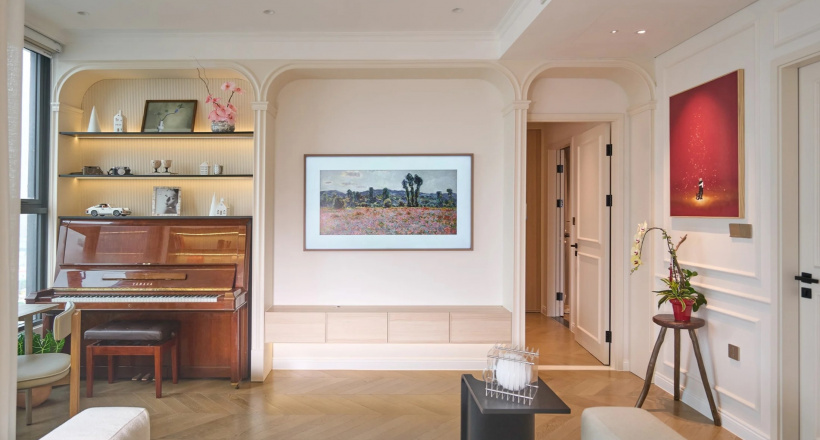 Căn hộ Parisian Lumière – Biến tấu tinh tế của tinh thần Haussmann – CAO Atelier