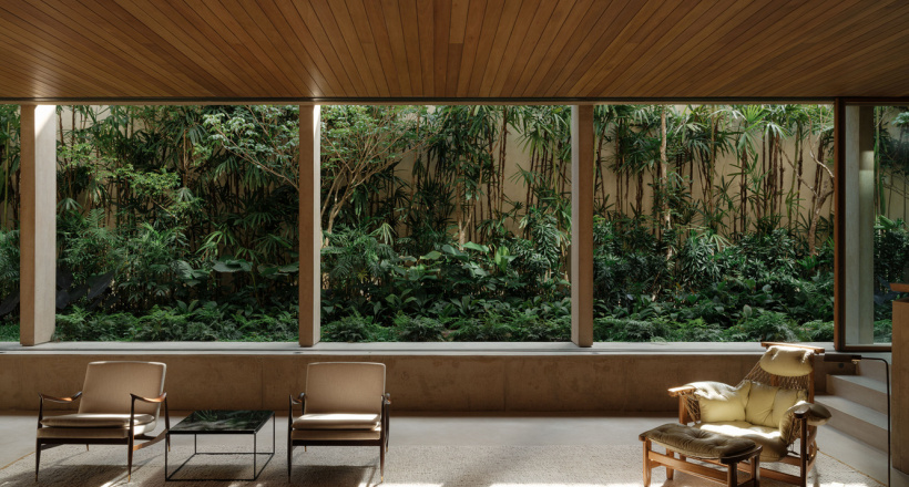 Nhà Polônia: Khoảng vườn an nhiên