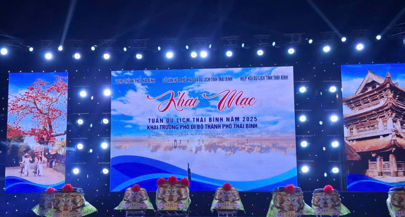 Khai mạc Tuần du lịch 2025 tỉnh Thái Bình