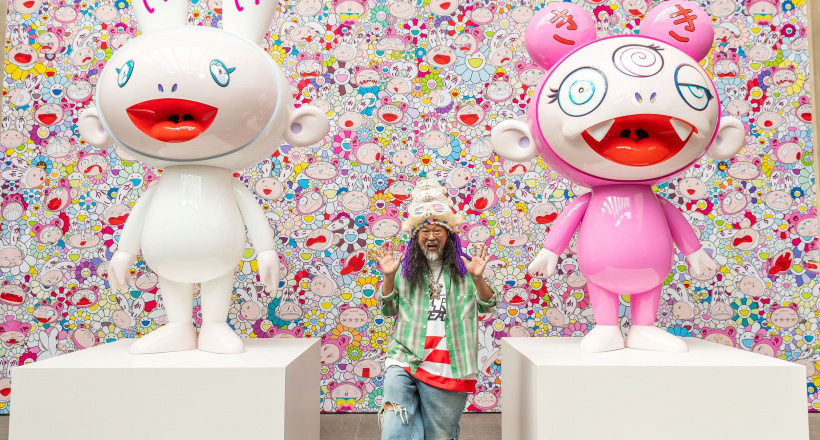 Triển lãm Stepping on the Tail of a Rainbow: Khám phá thế giới của Takashi Murakami qua lăng kính vạn hoa