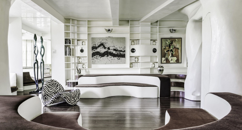 Căn hộ Clerkenwell: Những đường nét hữu cơ tự do và bay bổng