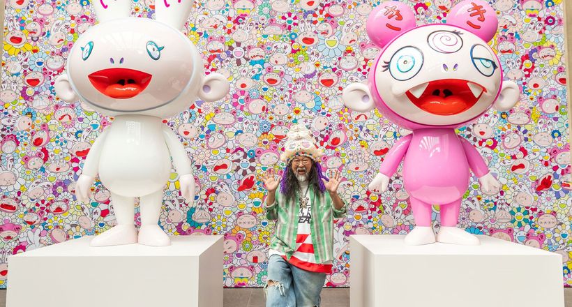 Triển lãm Stepping on the Tail of a Rainbow: Khám phá thế giới của Takashi Murakami qua lăng kính vạn hoa