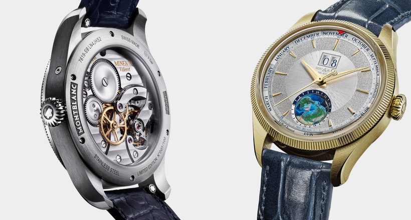 Di sản Minerva chạm đến thiết kế đồng hồ Montblanc 1858 Geosphere Annual Calendar