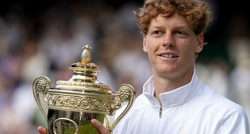Sinner lại đeo đồng hồ Rolex 43.000 USD khi nâng cúp vô địch Wimbledon