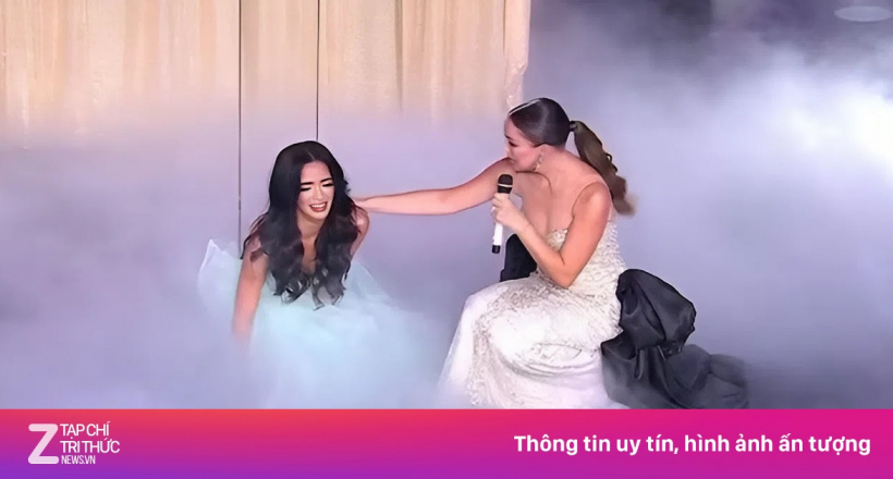 Thí sinh hoa hậu đau đớn khi ngã từ độ cao 3 m