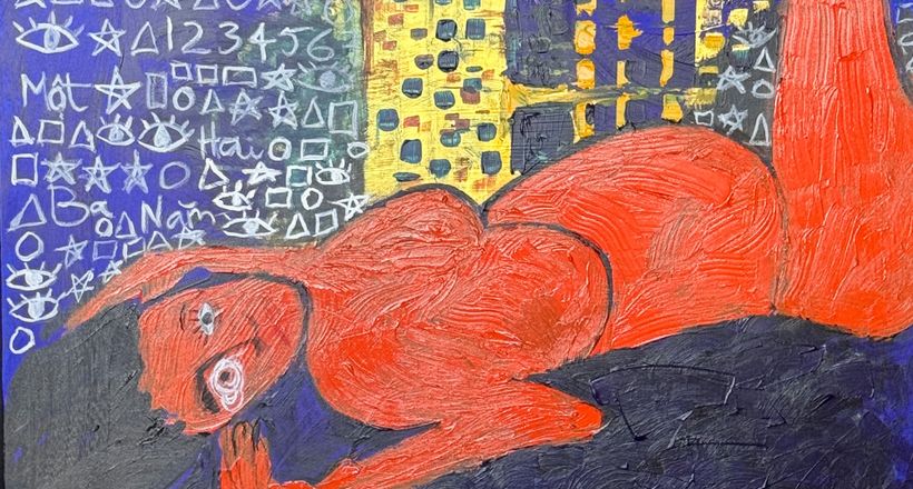 Ngô Thanh Vân kể chuyện làm mẹ qua triển lãm hội họa đầu tay