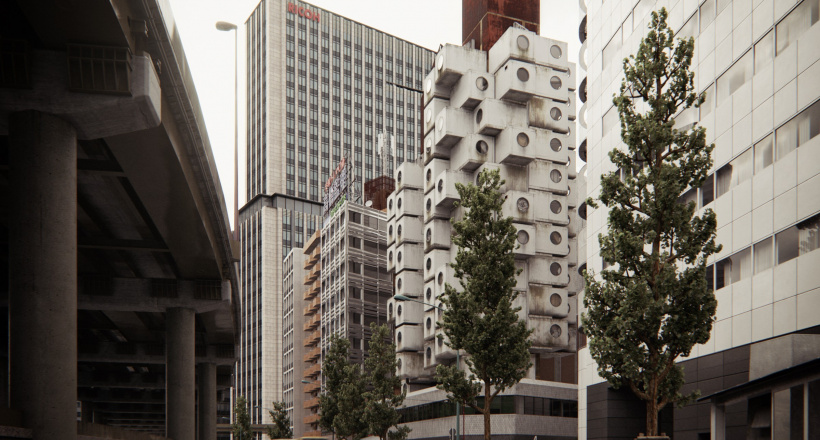 Tái hiện biểu tượng của kiến trúc Metabolism của Nhật Bản tại New York