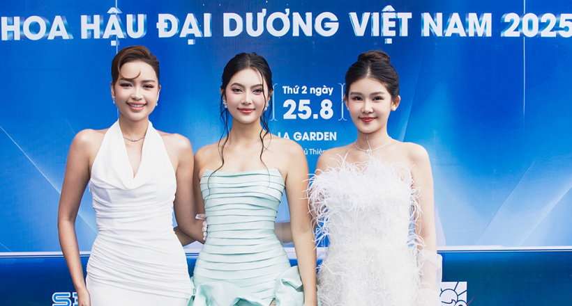 Hoa hậu Ngọc Châu, Ngân Anh, Thu Uyên tuyển chọn thí sinh cho Hoa hậu Đại dương Việt Nam 2025