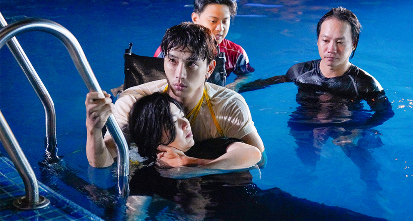 Lê Khánh, Thuận Nguyễn tự thực hiện cảnh quay khó trong Chị Ngã Em Nâng