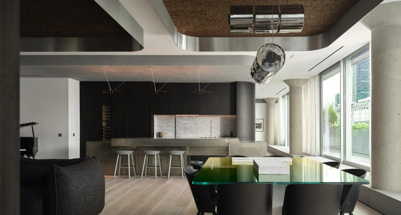 Penthouse 40PH: Chất liệu âm nhạc trong không gian sống