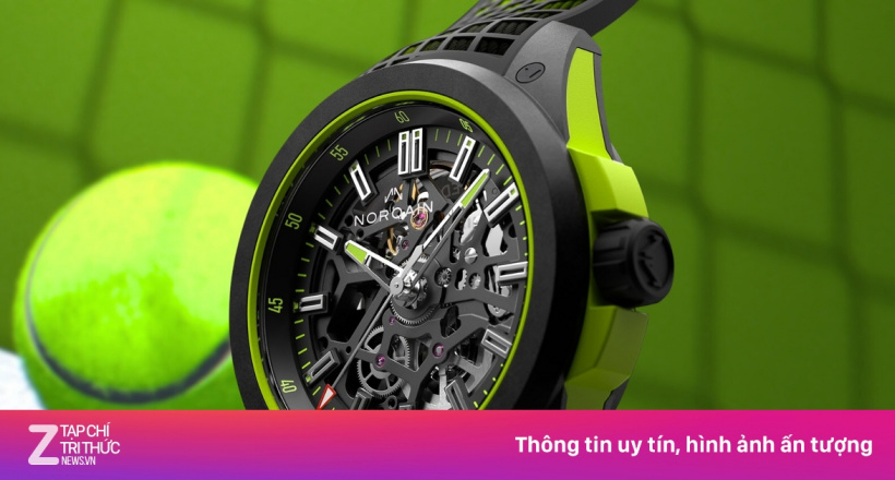 Đồng hồ được làm từ sợi lông bóng tennis