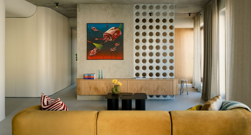 Căn hộ Praga: Tổ ấm đa phong cách trong lớp vỏ công nghiệp