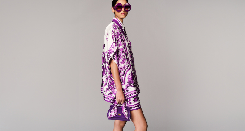 DOLCE&GABBANA RA MẮT BST MAIOLICA VIOLA THU-ĐÔNG 2025