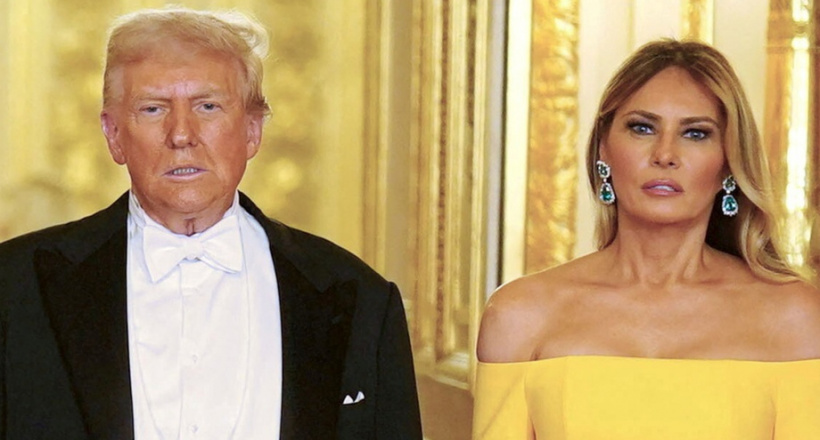 Váy áo ấn tượng của bà Melania Trump trong chuyến thăm Anh