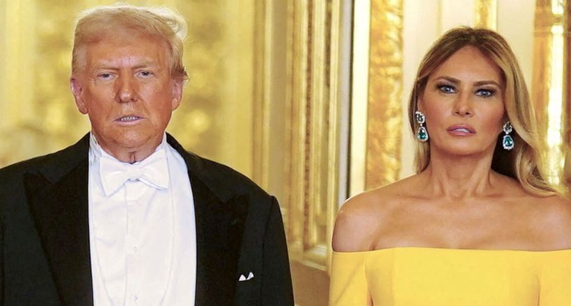 Váy áo ấn tượng của bà Melania Trump trong chuyến thăm Anh