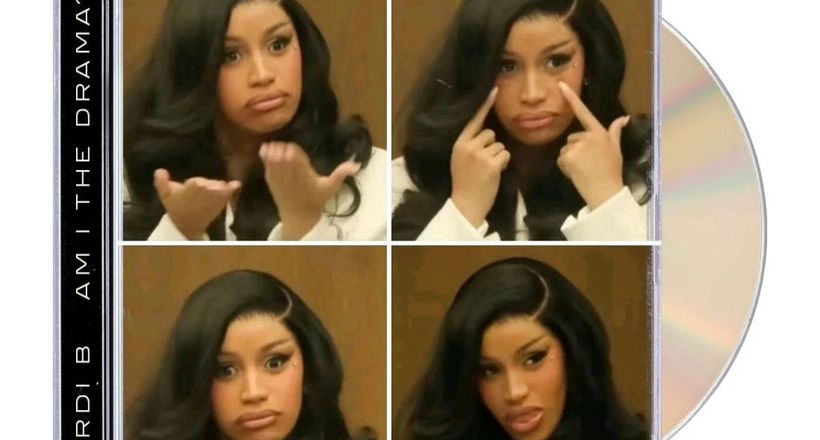 Loạt ảnh chế hài hước tại tòa xuất hiện trong album của Cardi B