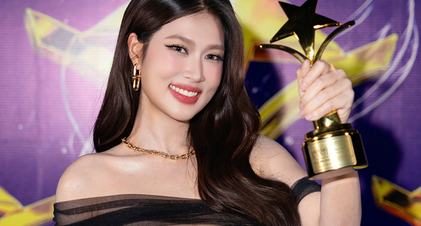 Vừa chạm ngõ điện ảnh, Hoa hậu Đoàn Thiên Ân đã ẵm giải thưởng điện ảnh đầu tiên