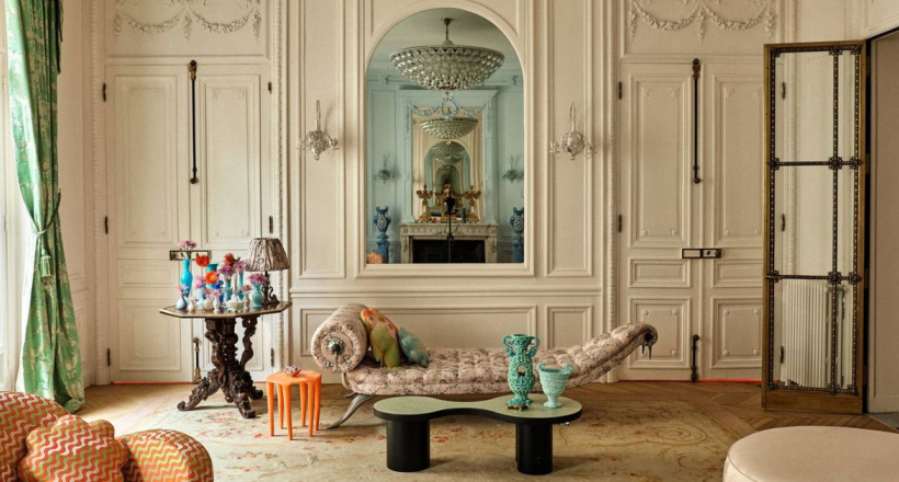 Căn hộ của NTK thời trang Eli Mizrahi: Mộng mơ và kịch tính