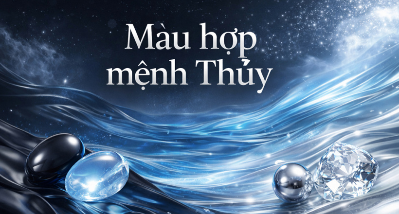 Màu hợp mệnh Thủy cho nữ 2026: 4 màu chuẩn phong thủy