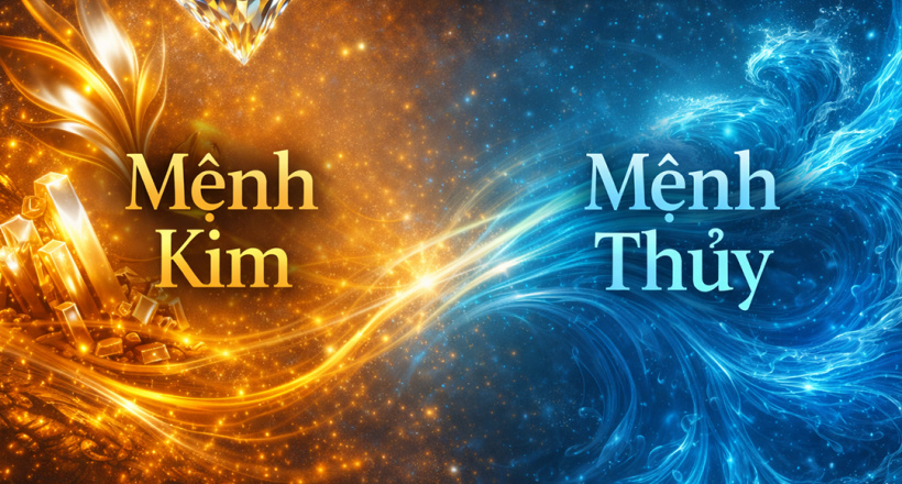 Trước khi cưới nên biết: Mệnh Kim và mệnh Thủy có hợp nhau không?