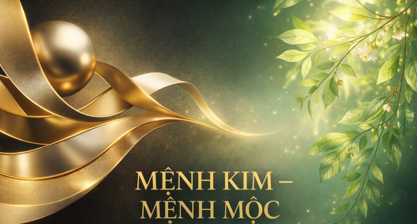 Mệnh Kim – mệnh Mộc: Khi nào khắc, khi nào vẫn hòa hợp?