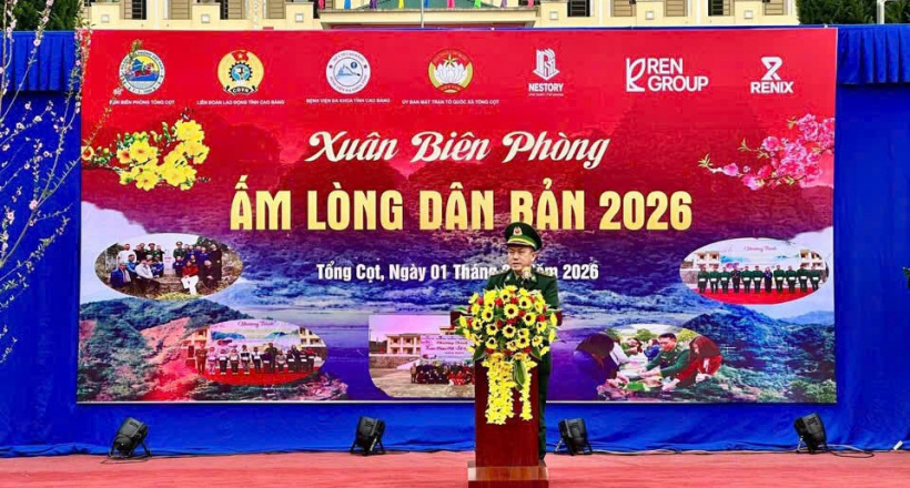Xuân Biên phòng lan tỏa nghĩa tình nơi biên cương