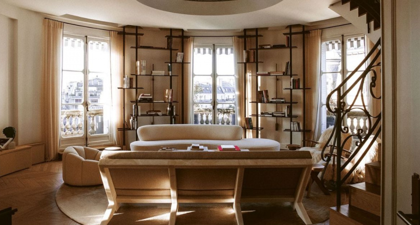 Cuộc thoại của hình khối trong căn hộ Haussmann