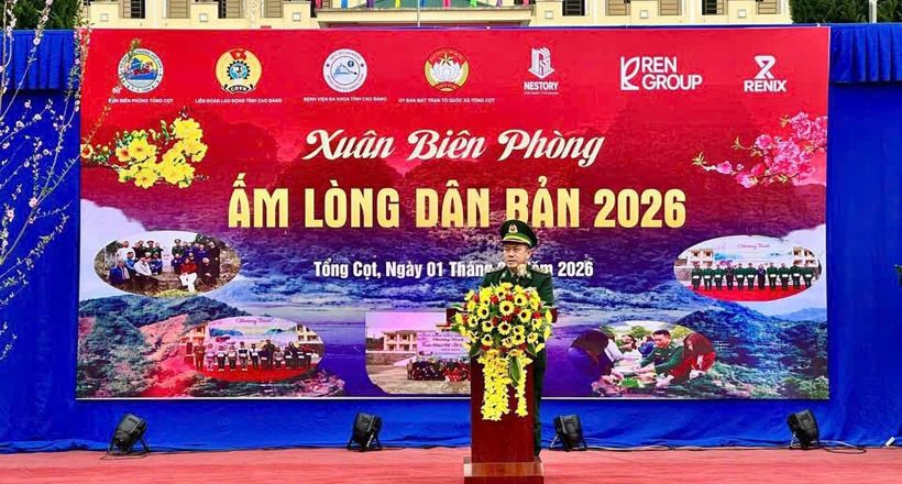 Xuân Biên phòng lan tỏa nghĩa tình nơi biên cương