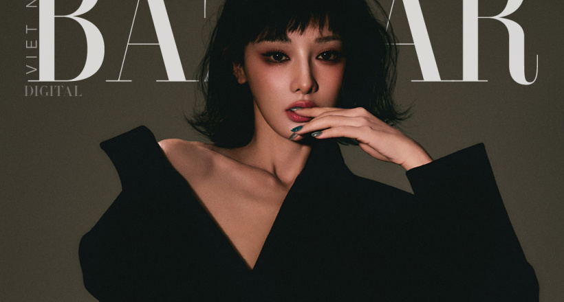 Nữ diễn viên Bành Tiểu Nhiễm chụp ảnh bìa cho Harper’s Bazaar Việt Nam