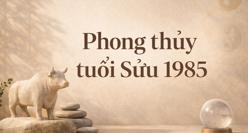 Phong thủy tuổi Sửu 1985: Mệnh số, màu sắc, hướng nhà và vật phẩm hợp mệnh