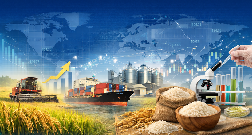 Điều hành sản xuất và tiêu thụ lúa gạo trước biến động thị trường lương thực toàn cầu